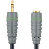 Bandridge BLUE 3.5mm stereo extension cable (3 m, Mid range, 3.5mm jack (AUX))