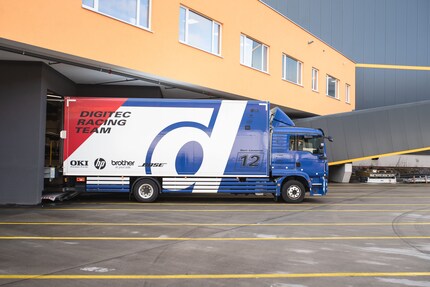 Il nostro camion sull'ultimo miglio.