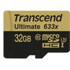 Transcend microSDHC Ultimate 633x UHS-I U3 with adapter (microSDHC, 32 GB, U3, UHS-I)
