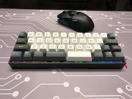Eine 40-Prozent-Tastatur.