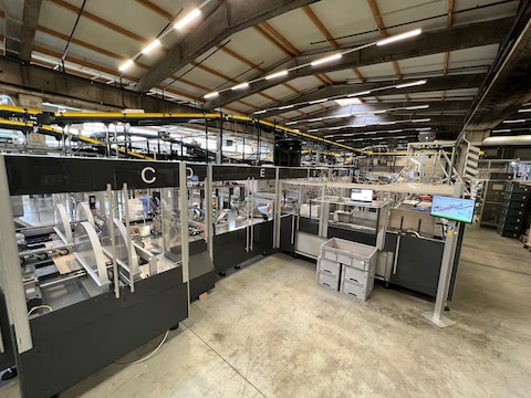 Unsere vierte Verpackungsmaschine im Logistikzentrum Wohlen