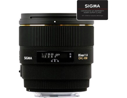 Sigma 85mm f/1.4 EX DG HSM, Nikon