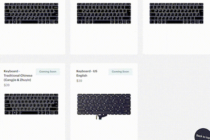 Virtually every single component can be reordered.