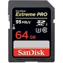 SanDisk Extreme Pro SDXC UHS-I (SDXC, 64 Go, U3, UHS-I)