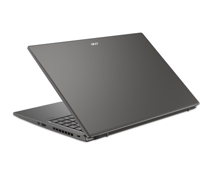 Die 16-Zoll-Version des Swift X im klassischen Notebook-Grau.