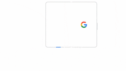 Aufgeklappt soll der SIM-Karten-Slot da sein, wo er beim Oppo Find N ist.