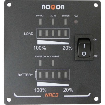 Noqon NRC3 remote control with charge level indicator for inverter - digitec