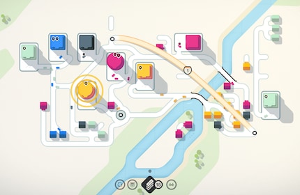 A few rounds later, the map is larger and it gets harder to keep an overview.