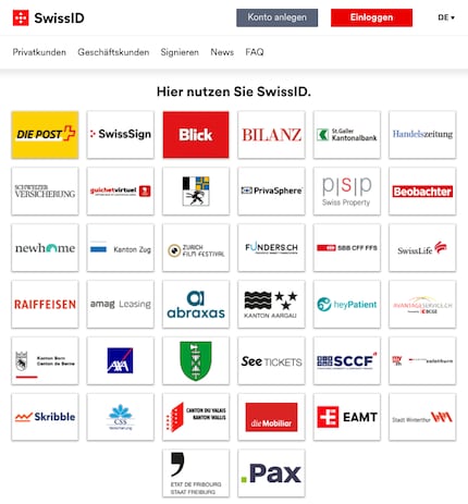 Clienti SwissID il 2 febbraio 2022.