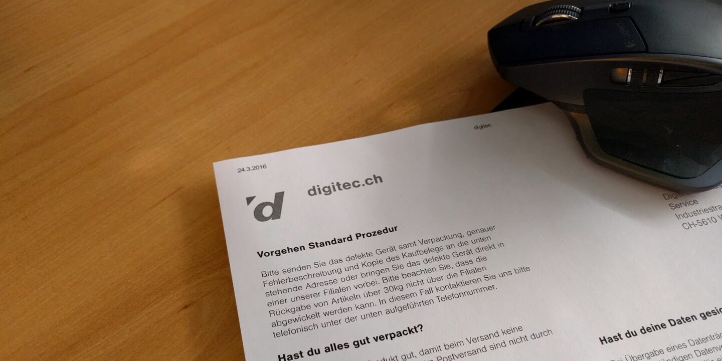 Vereinfachter Garantie- und Retourenprozess