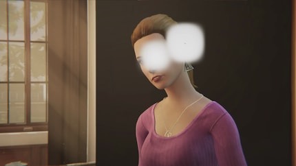 Des reflets ont été ajoutés dans la version remastérisée. Mais parfois, ils sont si forts qu'il ne reste que des taches blanches.