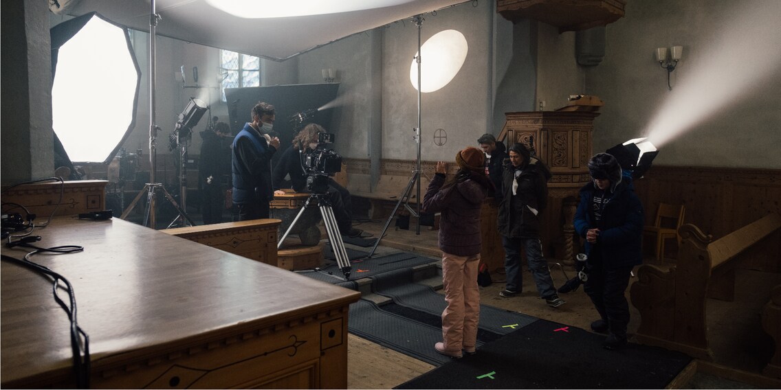 Hôtel Sinestra : une journée sur le tournage du nouveau film familial