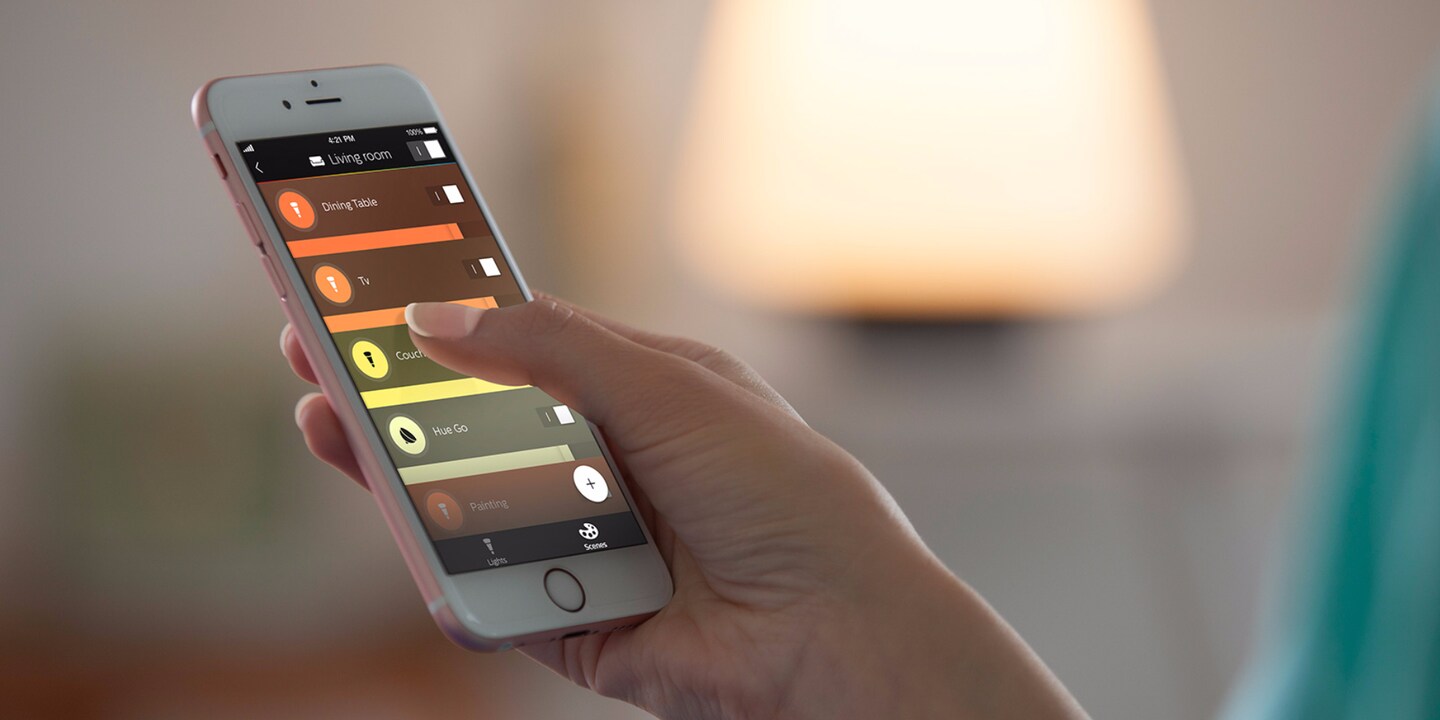 Scopri la nuova app Philips Hue 2.0