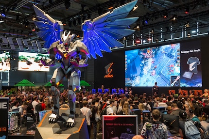 Gestossen volle Hallen sind wieder möglich. Bild: Gamescom