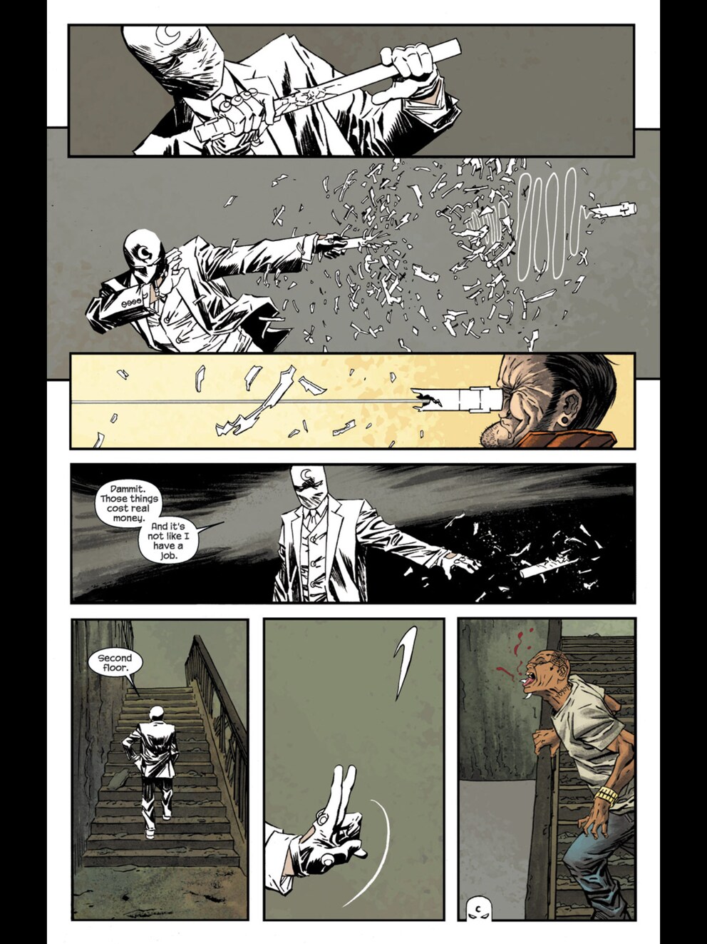 Mr. Knight in den Comics