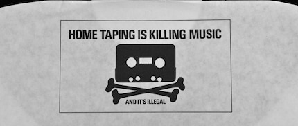 The logo as seen on a record sleeve.