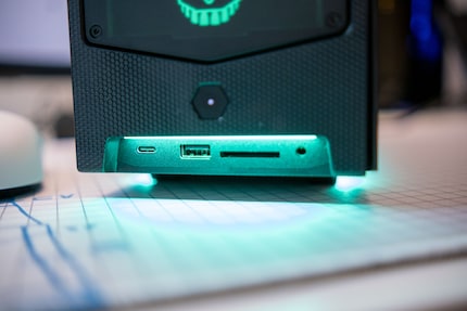 The range of ports on the front is pretty decent, even if there aren’t many of them.