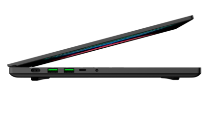 Stromanschluss, zweimal USB-A, einmal USB-C und 3,5-mm-Klinkenanschluss