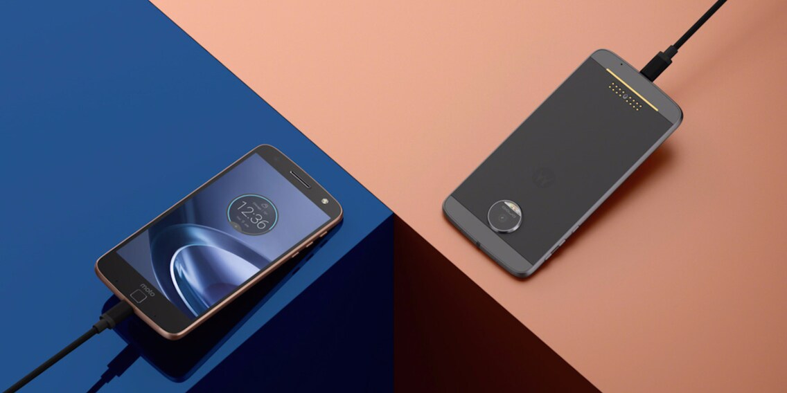 Das neue Moto Z verzichtet auf einen Kopfhöreranschluss, lässt sich dafür mit Modulen erweitern