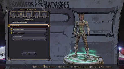 Im Charaktereditor lassen sich allerlei abgefahrene Heldenfiguren erstellen. - Quelle: PC Games