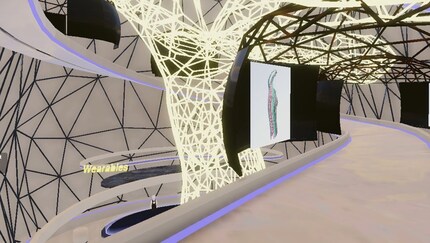 La mostra ha luogo nel regno virtuale della catena di grandi magazzini Selfridges.