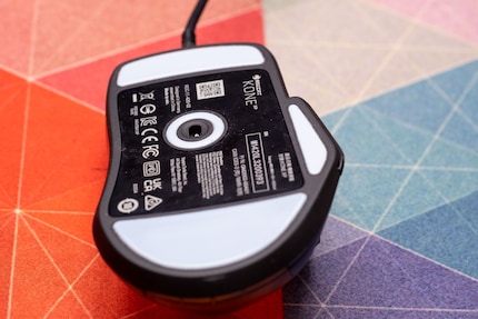 Roccat stuffed as many as four sliding feet into the Kone XP.
