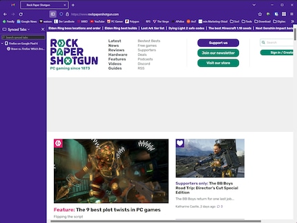 Firefox ist zwar sehr responsive, aber bietet wenig darüber hinaus.