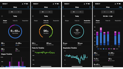 Die Garmin-App bietet detaillierte Statistiken zu Eurem Schlaf. / © NextPit