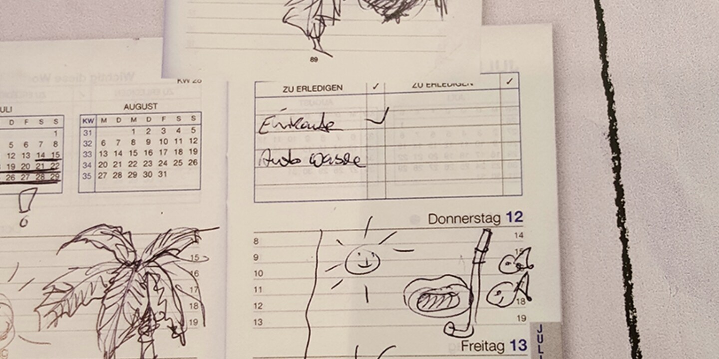 Mit dem Tagebuch gegen die Vergesslichkeit
