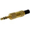 Velleman 3.5mm Male Jack Connectors Gold Stereo