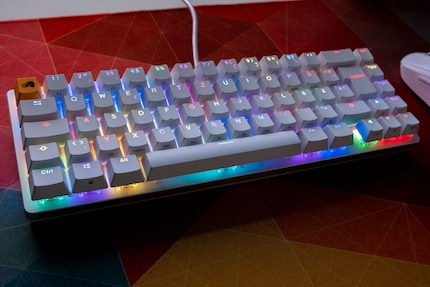The GMMK 2 shines very brightly.