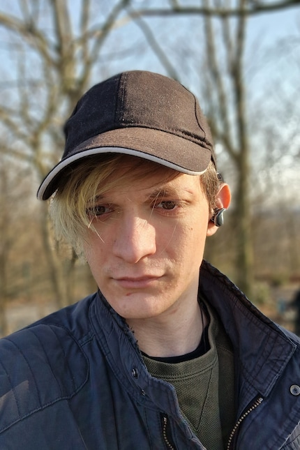 Mon oreille a malheureusement été victime du mode portrait du S22.