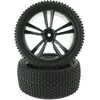 Himoto White Buggy Rear Tires and Rims (31212W+31308) 2P