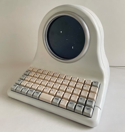 Das Game Spacewar von 1961 ist perfekt für runde Displays.