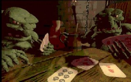 Die Imps übernehmen in Dungeon Keeper die Drecksarbeit. Im Intro kloppen die Gesellen noch eine Runde Karten.
