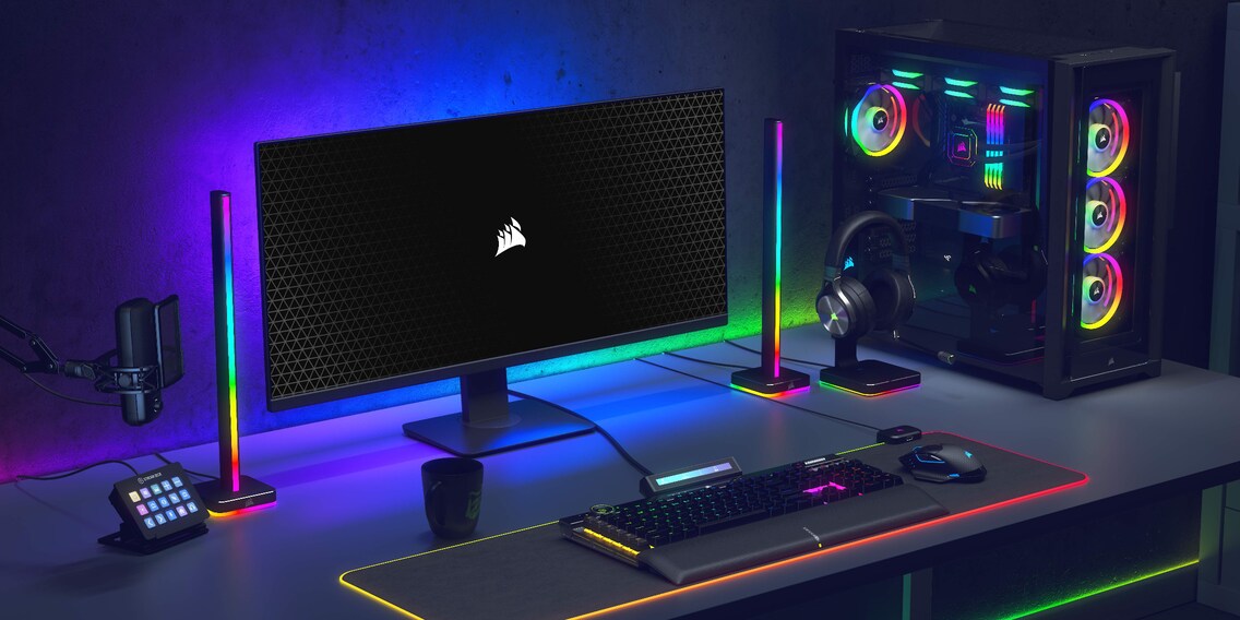 iCUE: Die farbenfrohen Gaming-Artikel von Corsair