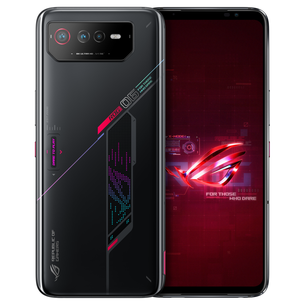 Das ROG Phone 6 erscheint in Weiß und Schwarz.