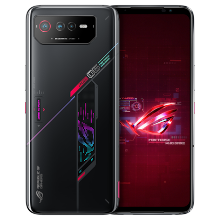 Das ROG Phone 6 erscheint in Weiß und Schwarz.