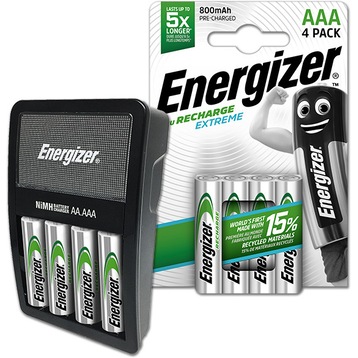 2x Piles Energizer Rechargeables Extreme AA