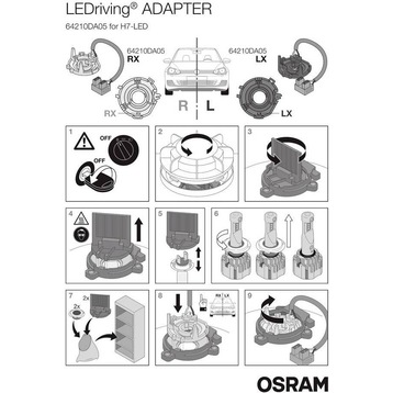 Osram Adapter for LEDriving Night Breaker H7-LED (H7) - buy at digitec
