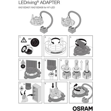 OSRAM Adapter für Night Breaker H7-LED 64210DA07 Bauart (Kfz-Leuchtmittel)  H7, Adapter für Night Breaker H7-LED kaufen