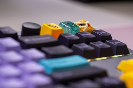 Thanks to the TKL form factor, there’s plenty of room for artisan or novelty keycaps.