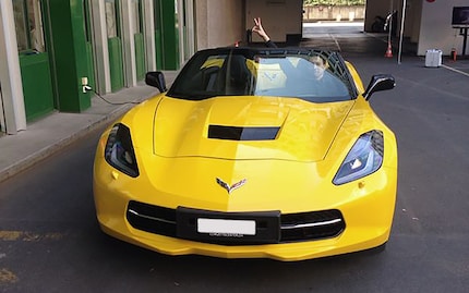 La Corvette e io nel 2014: V8 sotto il cofano e Recaro sotto il sedere.