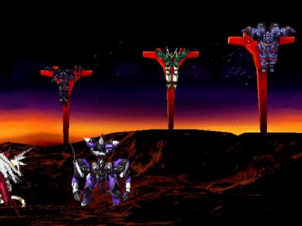 Yup, in «Xenogears» even the mechas are hung on crucifixes