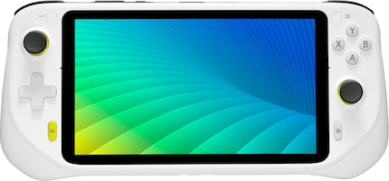 Die geleakten Bilder zeigen ein schwarz-weisses Gerät mit grossen Bezels