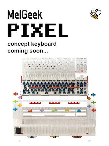 The schematic structure of the keyboard.