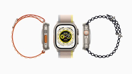Neu, grösser und verträgt mehr: Die Apple Watch Ultra hat ein Gehäuse aus Titanium und ein Display aus Saphirglas.
