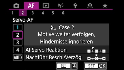 L'autofocus peut être optimisé pour ignorer les obstacles.