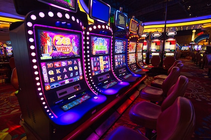 Slot machines, like this one in Las Vegas, trigger similar mechanisms in the brain as TikTok.
