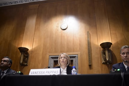 Vanessa Pappas, chief operating officer of TikTok, at a hearing before the U.S. Senate on September 14, 2022.